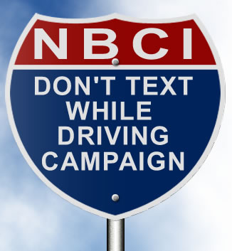 TAKE THE PLEDGE TO NEVER TEXT AND DRIVE!